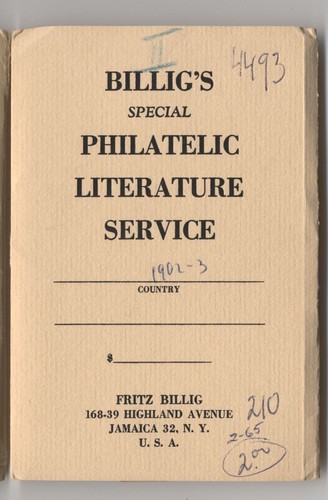 Billig special philatelic - billig's,