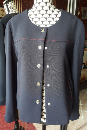 Veste bleu marine maison - veste, marine,