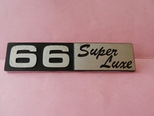 INSIGNE SIGLE CALANDRE DAF 66 super luxe en métal alu d'origine