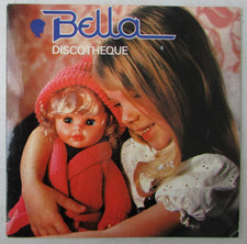 Pochette 4 mini disques pour poupée Bella Discothèque Année 1976