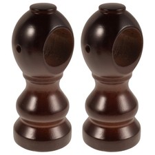  2 Pcs Support De Tringle À