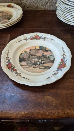 Assiette décorative vintage