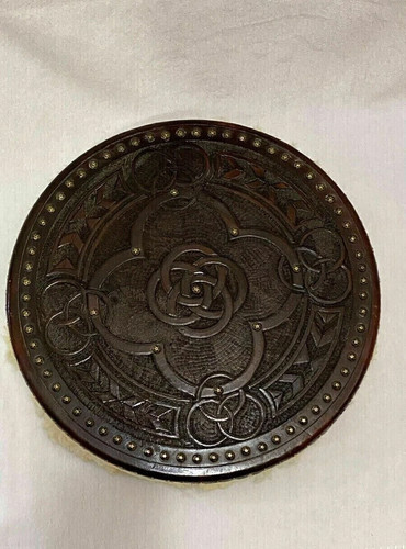 Bouclier rond médiéval - , en