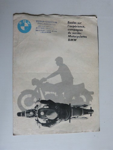 Catalogue dépliant moto bmw - moto,