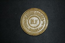 ancienne plaque cachet taxe