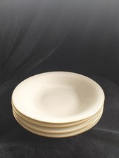 Lot de 4 assiettes creuses anciennes vignaud limoges