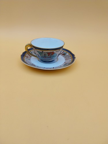 Tasse soucoupe décor - tasse, et
