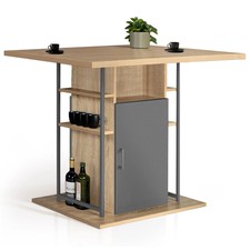 Ilot central UGO 110 cm bois