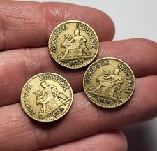 Lot 3X 50 centimes 1929, Date rare !