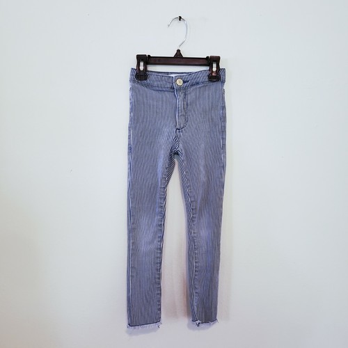 Zara girls size striped blue - zara,