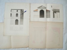 Géométrie, Lavis ... / Ecole Centrale des ARTS et MANUFACTURES - 14 Planches