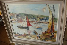 PEINTURE HUILE AU COUTEAU  DE