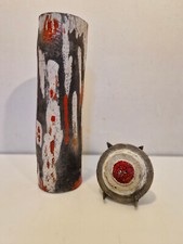 Raku contemporain signé -