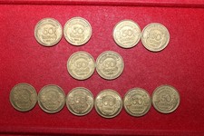 lot de 12 monnaies de 50