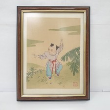 Tableau peinture soie asie - soie,