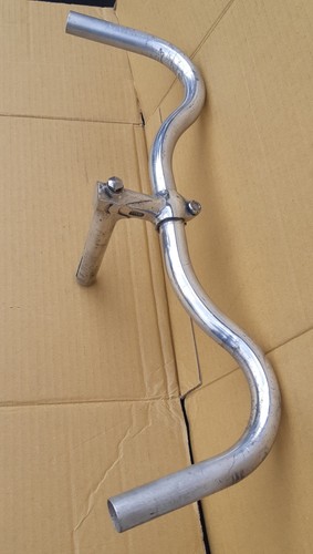 Guidon moustache alu - 51, cm