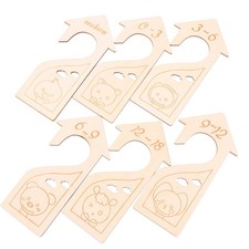 6 Pcs Diviseurs De Garde-robe Pour Bébé Separateur Penderie