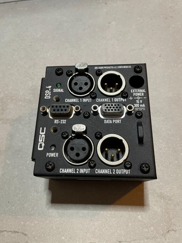 Qsc dsp digital - qsc, dsp-4