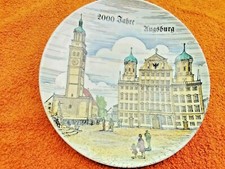 Assiette Porcelaine Peint main 2000 - Allemagne - Porzella Bavaria Augsburg
