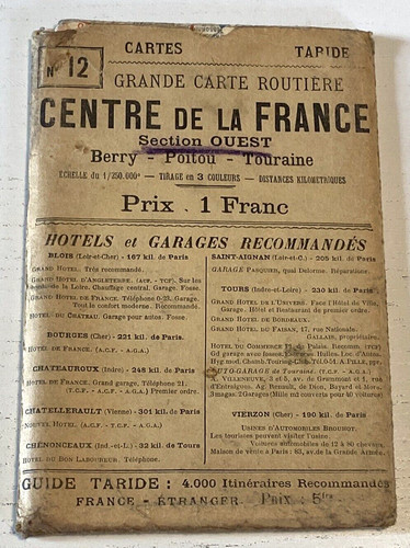 Carte routière taride - routière,