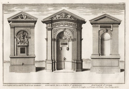 Gravure cuivre fontaine - en,