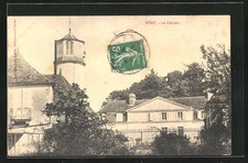 CPA Hery, Le Chateau, vue extérieure 1911 