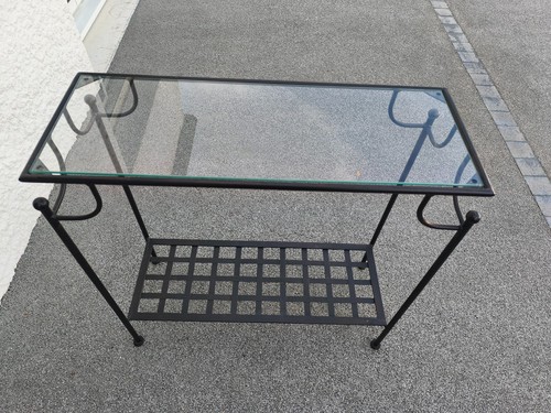 Console fer forgé