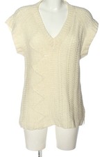 DIESEL Gilet long tricoté Dames Gilet T EU 36 crème style décontracté