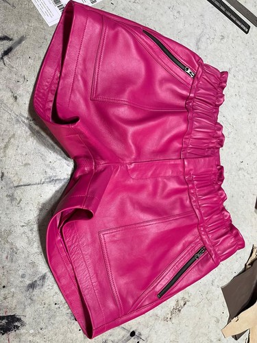 Nouveau short cuir rose - nouveau, en