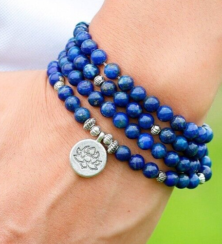 Collier sautoir lapis - collier,