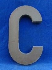 LETTRE D'ENSEIGNE VINTAGE Old sign letter - C 35 cm - LOFT INDUSTRIEL COIFFEUR