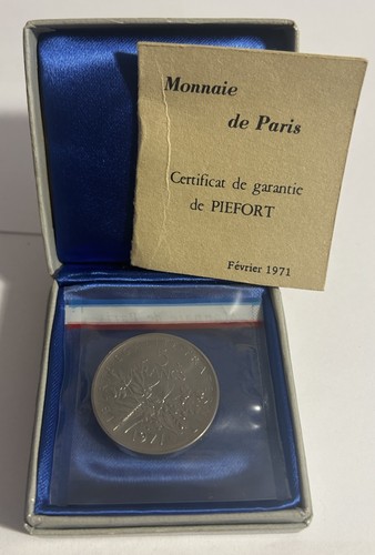 Piéfort francs semeuse - 5,