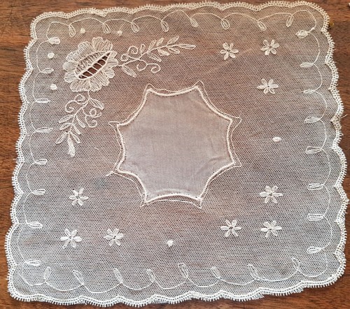 Napperon ancien tulle - napperon, -ancien