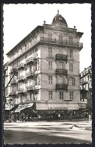Cpa nice imposant bâtiment - cpa,