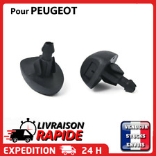 2 Pièces gicleurs lave glace pare brise pour Peugeot 207 307 308 406 607