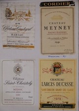 4 étiquette vin Château