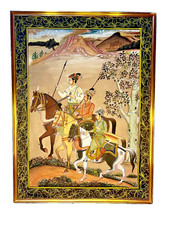 PEINTURE SUR SOIE ART MOGHOL