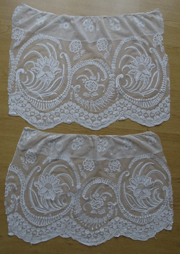 Broderie sur tulle - broderie, ,
