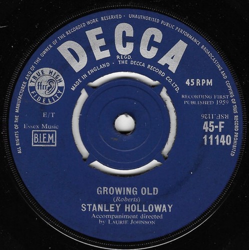 Stanley holloway dark girl - stanley,