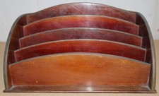 PORTE COURRIER ANCIEN, ACAJOU ou NOYER