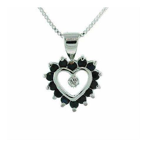 925 argent saphir - argent, diamant