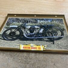 Norton 500 model 18 1924 fiche carte moto passion collection Atlas
