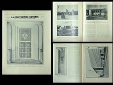 CONSTRUCTION MODERNE 1931 EXPOSITION BERLIN, MIES VAN DER ROHE, BREUER, BEHRENS