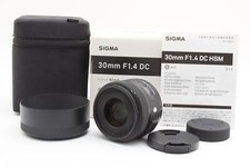 Sigma Dc HSM Type 30mm F/1.4 Lentille W / Boîte Pour Nikon F Mij Mis Exce