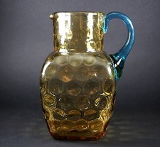 Antique Thumb Print Glass