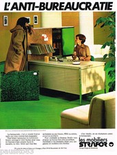 PUBLICITE ADVERTISING 085  1978  STRAFOR  mobilier de bureau 2