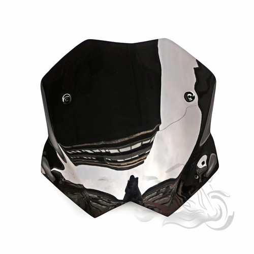 Black windshield windscreen - black,