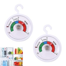 2 Pièces Thermometre Congelateur Thermomètre Freezer -30 à +50°C Format Rond ...