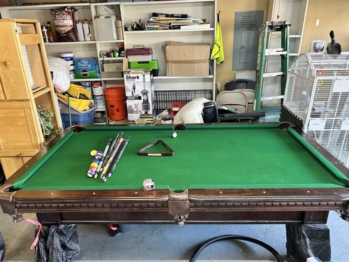 Billiards table hardly - , –