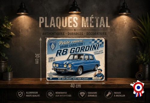Plaque métal vintage - , renault